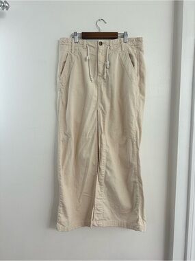 NWOT Free People Chino Drawstring Maxi Skirt